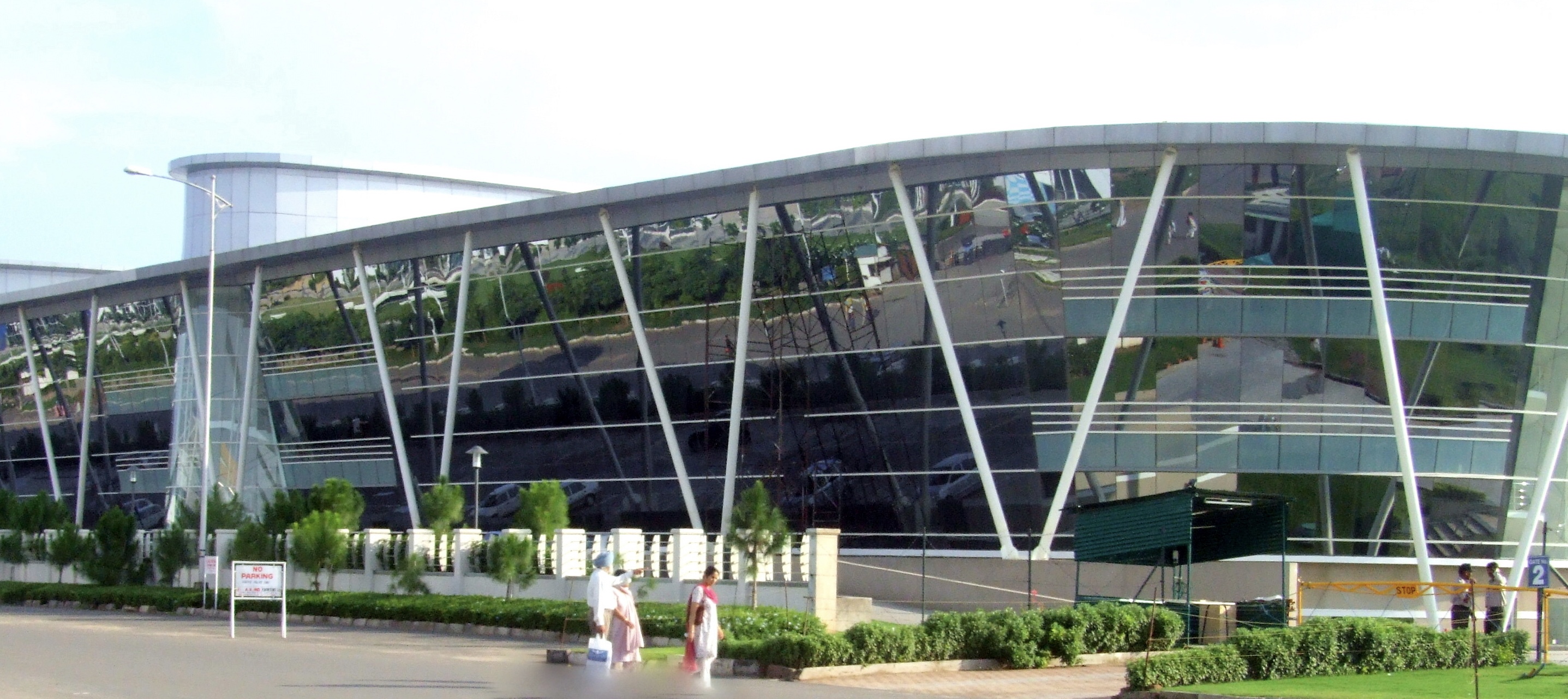 Rajiv Gandhi Chandigarh Technology Park corporate building exterior