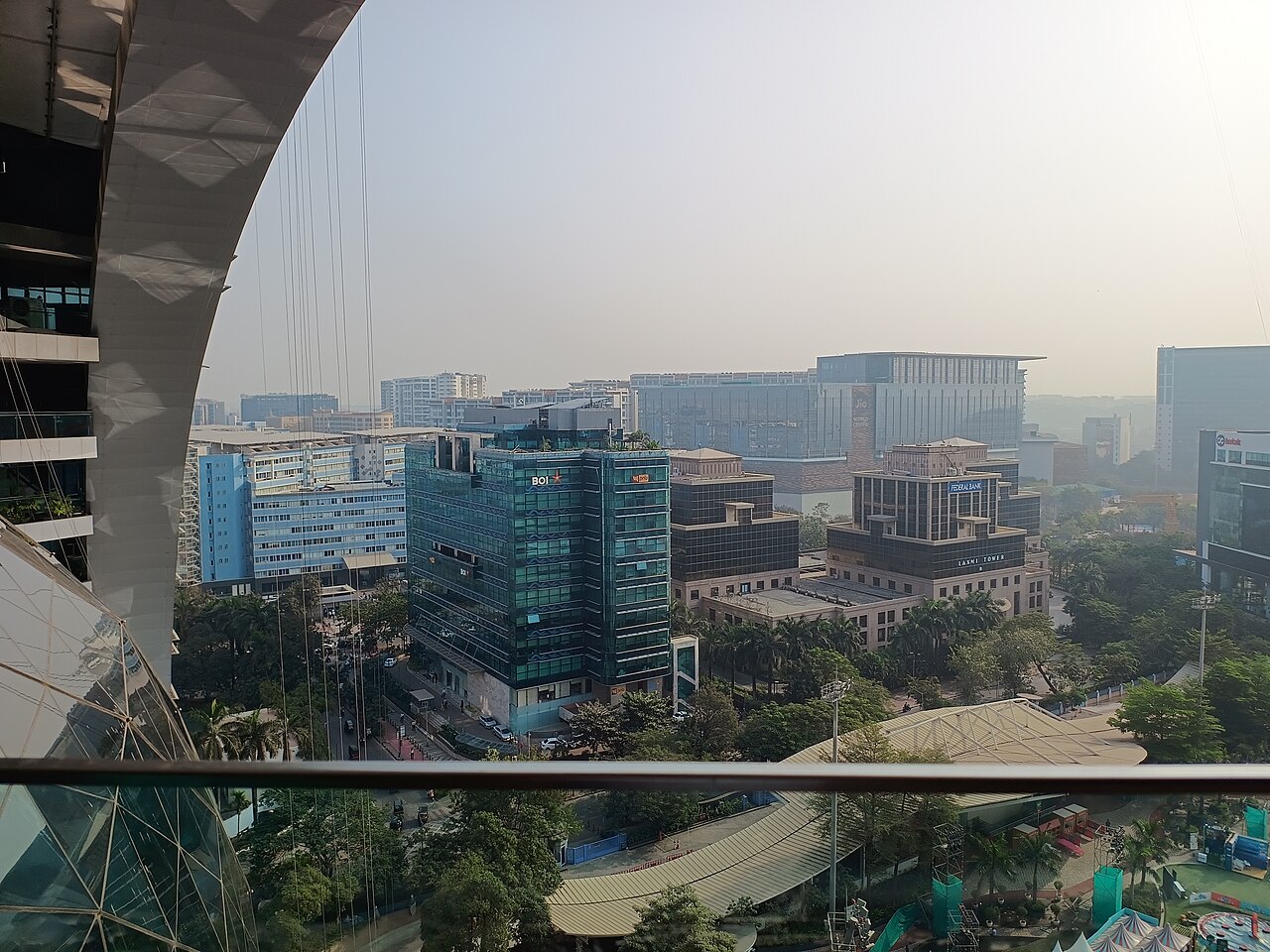 Corporate office buildings in Bandra Kurla Complex, Mumbai
