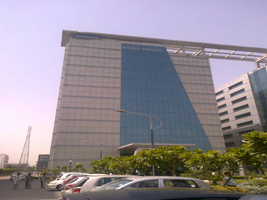 Corporate office building at Logix Cyber Park in Noida