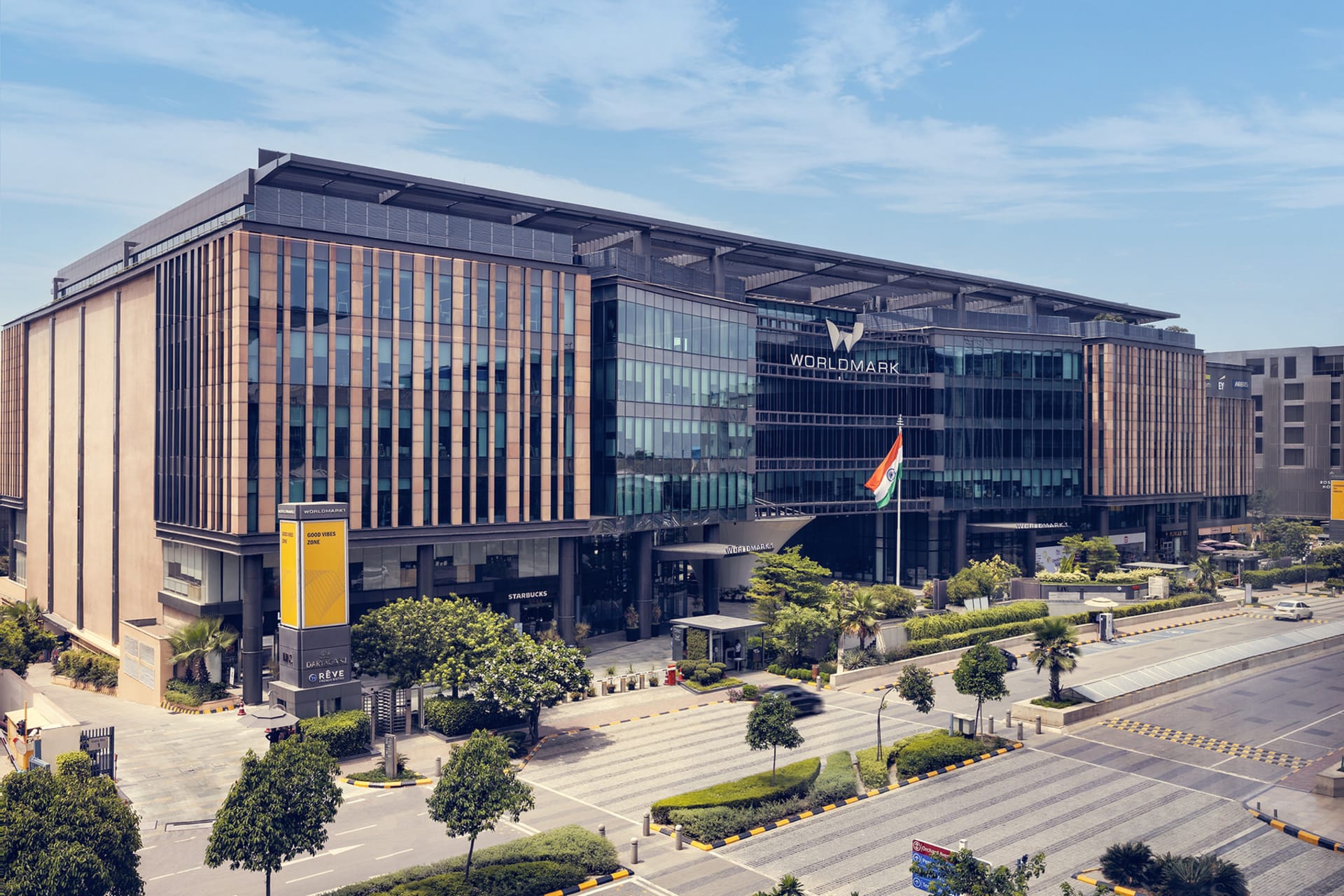 Worldmark Aerocity corporate office complex in New Delhi