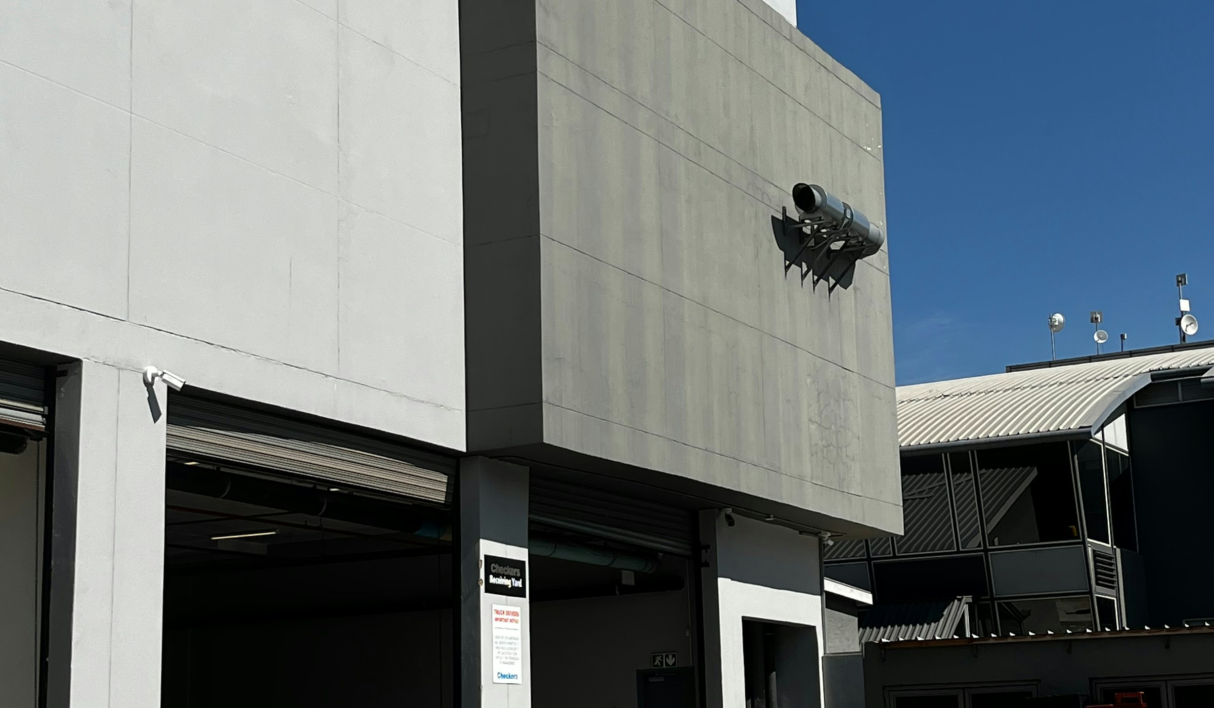 Modern industrial building and logistics facility for employer recruitment