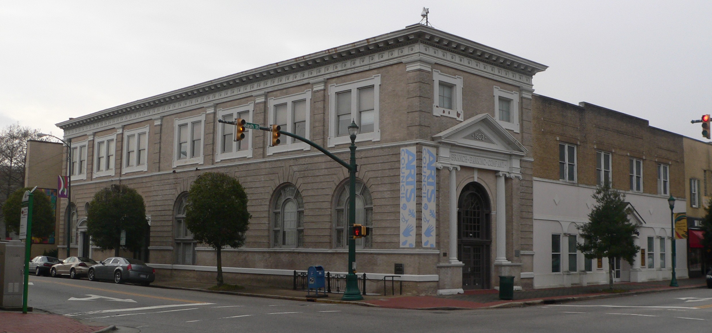 Historic Branch Banking Company Building in downtown Wilson, North Carolina